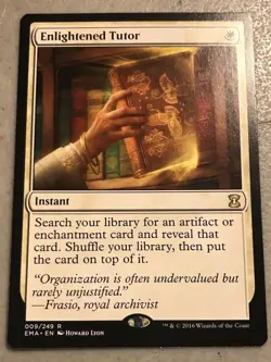 MTG Enlightened Tutor Eternal Masters Regular Near Mint - Image 1
