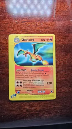 Pokemon TCG Charizard Expedition Base Set 40/165, Regular Rare Card - Image 1