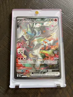 2025 POKEMON WHT EN-WHITE FLARE SPECIAL ILLUSTRATION RARE RESHIRAM EX - Image 1