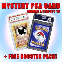 Pokemon Mystery Box JAP PSA 10 + FREE BOOSTER PACK - Image 1