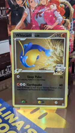 Pokemon TCG 2009 Whiscash 54/111 UC Reverse Holo Rising Rivals - Image 1