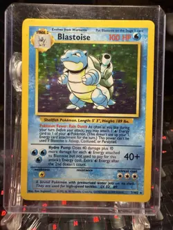 Blastoise 2/102 *Lightly Played* Base Set Holo Vintage Pokemon TCG - Image 2