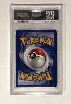 Pokemon Wigglytuff Holo #19 Base Set 2 PSA 8 - Unique Holo Swirl (Farting) - Image 2