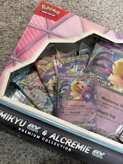 Pokemon TCG Mimikyu ex & Alcremie ex Box Premium Collection NEW - Image 4