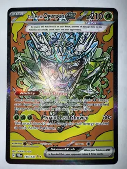 Teal Mask Ogerpon ex 145/131 SIR Pokemon Sv: Prismatic Evolutions NM - Image 1