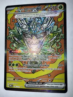 Teal Mask Ogerpon ex 145/131 SIR Pokemon Sv: Prismatic Evolutions NM - Image 2