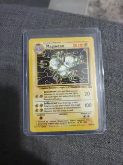Pokemon TCG Magneton Fossil 26/62 Regular Unlimited Rare - Image 1