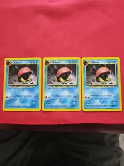 Pokemon: Kabuto #56/75 Neo Discovery 2001 Vintage Non-holo - NM / LP - L89 (3) - Image 1