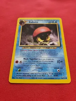 Pokemon: Kabuto #56/75 Neo Discovery 2001 Vintage Non-holo - NM / LP - L89 (3) - Image 4