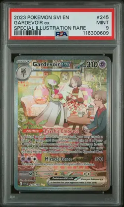 2023 Pokemon Svi En-Scarlet & Violet #245 Gardevoir Ex PSA 9 - Image 1