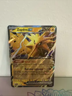 Pokemon Zapdos ex 049 Scarlet Violet Black Star Promo - Image 1