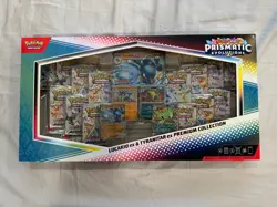 Pokemon Prismatic Evolutions Lucario EX and Tyranitar EX Premium Collection - Image 1