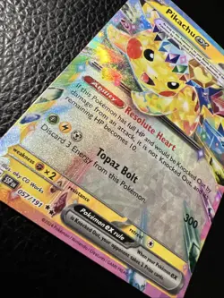 Pikachu ex Double Rare SV08: Surging Sparks 057/191 Pokemon PACK FRESH NM * - Image 4