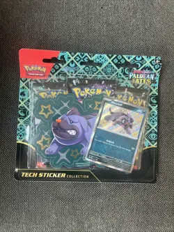 Pokemon TCG Paldean Fates Maschiff Blister With 3 Booster Packs Brand New - Image 1