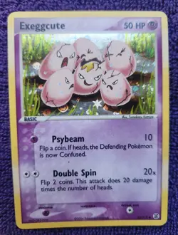 Exeggcute 33/112 FireRed & LeafGreen Reverse Holo Pokemon *NICE* - Image 1