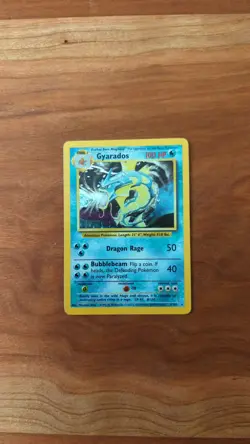 Gyarados 006/102 Base Set Holo Pokemon TCG Vintage Lightly Played #6 - Image 2