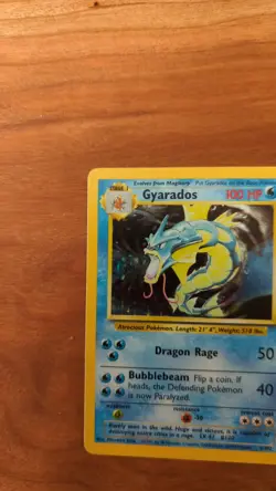 Gyarados 006/102 Base Set Holo Pokemon TCG Vintage Lightly Played #6 - Image 5