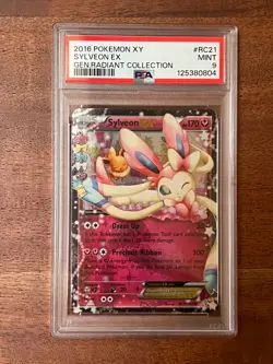 Pokemon TCG X&Y: GENERATIONS - SYLVEON EX Rare #RC21 - PSA Grade 9 (2016) - Image 1