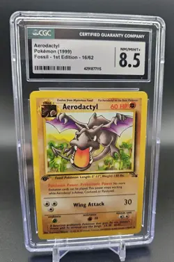 Aerodactyl 16/62 Fossil Regular for sale online - Image 1