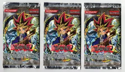 YUGIOH METAL RAIDERS 1ST EDITION PORTUGUESE FACTORY SEALED 3X PACKS - Image 1