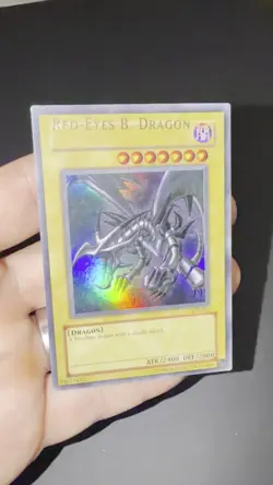 Yu-Gi-Oh SDJ-001 Red-Eyes B. Dragon Ultra Rare Name Shift/Bleed Misprint Error - Image 2