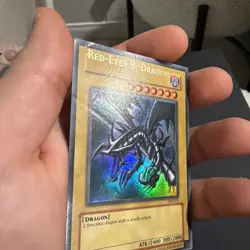 Yu-Gi-Oh SDJ-001 Red-Eyes B. Dragon Ultra Rare Name Shift/Bleed Misprint Error - Image 4