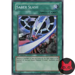 Yugioh Saber Slash ANPR-EN058 Super Rare 1st Edition LP - Image 1