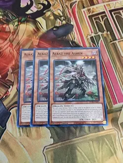3X Albaz the Ashen - POTE-EN011 - Super Rare - NM - 1st Ed - Yugioh - Image 1