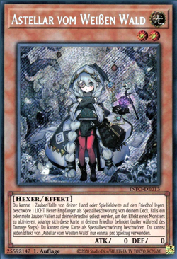 Astellar vom Weissen Wald INFO-DE013 Secret Rare Deutsch Yu-Gi-OH NM - Image 1