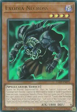 Yu-Gi-Oh! Exodia Necross LART-EN072 Ultra Rare Lost Art - Image 1