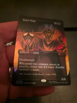 Iron MAIDEN Magic Grave Titan Foil Secret Lair R 2188 Sld En Mtg Tcg Card - Image 3