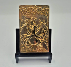 🔥 1999 Pokemon Burger King Charizard 23K Gold Plated Card - RARE! - Image 1