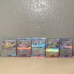 Pokemon TCG Japanese Holo Lot - 5 Cards Leafeon Espeon Vaporeon Jolteon Sylveon - Image 1