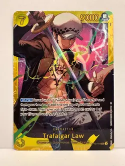 ONE PIECE Card Game Trafalgar Law OP10-119 SEC Englisch Yellow 7c 9000 - Image 1