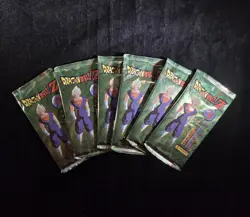 DragonBall Z Fighting Trading Cards - ITALIAN - Lot of 6 Series 5 Packs - Image 1