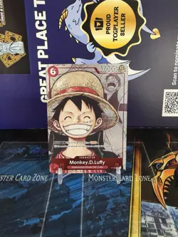 Monkey D Luffy Manga Promo P Alternate Art P-001 One Piece Card English - Image 1