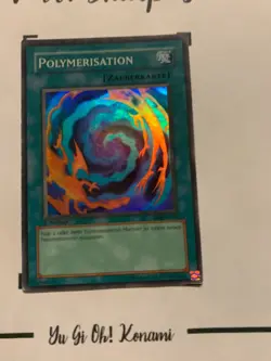 POLYMERISATION - 1. AUFLAGE LOB-G047 DEUTSCH Yu-Gi-Oh! CARD SUPER RARE HOLO TCG - Image 2