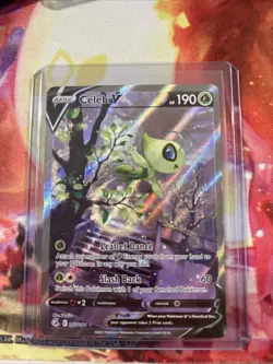 Celebi V Alternate Art Pokemon TCG SWSH Fusion Strike Ultra Rare Card 245/264 - Image 1
