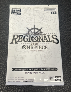 One Piece Card Game Offline Regional Participation Pack 2025 - 2026 Vol. 2 🔥 x1 - Image 1