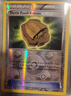 Reverse Holo Foil Dome Fossil Kabuto 96/124 Fates Collide Pokemon Cards NM/MINT - Image 1