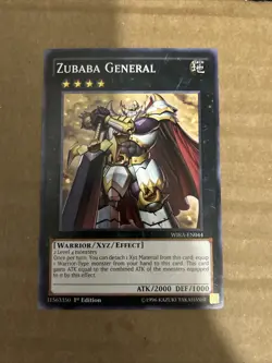 Yugioh - Zubaba General - 1st Edition Card en044 - Image 1