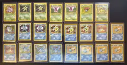 VINTAGE HOLO LOT OF 59 Pokemon Card TCG Base Set JungleFossil Rare LP MP HP Rare - Image 2