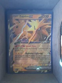 Pokemon TCG Zapdos Ex Holo 151 Error Card - Image 1