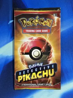 Pokemon TCG Detective Pikachu 2 Card Booster Pack Sealed Lot X6 Sun & Moon Promo - Image 2