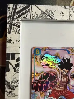 One Piece Card OP11-118 Luffy SEC Manga Parallel Fist Divine Speed Japanese UK - Image 2