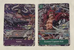 2024 One Piece Kaido & Captain Kid Championship Foil English (2x) Cards Stamped - Image 1