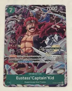 2024 One Piece Kaido & Captain Kid Championship Foil English (2x) Cards Stamped - Image 5