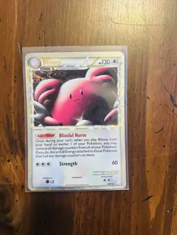 Blissey Prime HeartGold SoulSilver Holo Rare Pokemon TCG Card 106/123 - Image 1
