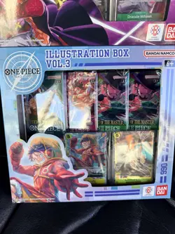 Bandai One Piece Trading Card Game: Illustration Box Volume 3 + 4 BUNDLE - Image 2