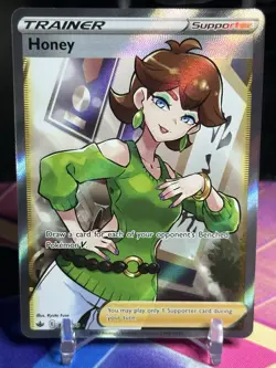 Pokemon TCG Chilling Reign Honey Full Art Trainer Card 192/198 - See Description - Image 1